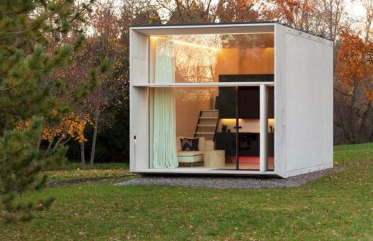 Nhà lắp ghép 60m2 đẹp hiện đại