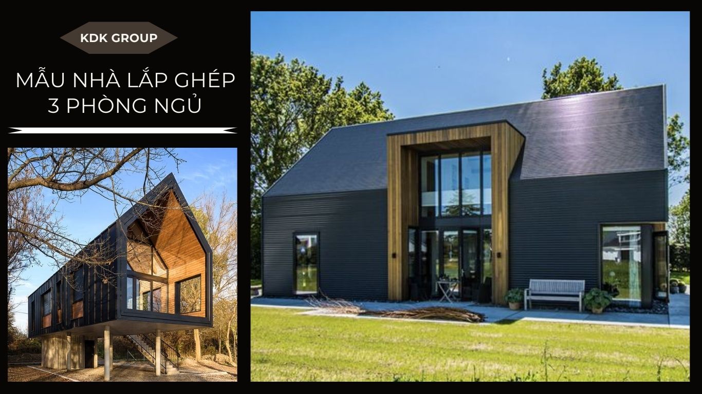 Nhà lắp ghép 3 phòng ngủ đẹp - KDK Group nha lap ghep 3 phong ngu