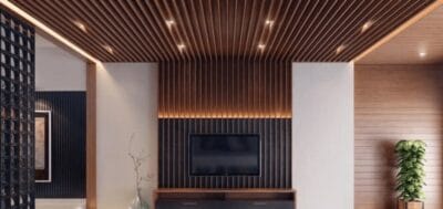 Trần nhựa giả gỗ composite ưu điểm và ứng dụng của vật liệu Thông tin về vật liệu trần nhựa giả gỗ composite