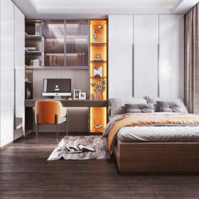 Thiết kế Nội thất chung cư - Thiết kế theo phong cách và nhu cầu của từng khách hàng. thiet ke noi that phong ngu