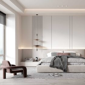 Gói Thiết kế Nội thất Phòng Ngủ - Thiết kế nội thất theo phong cách và nhu cầu của từng khách hàng thiet ket noi that phong ngu 1