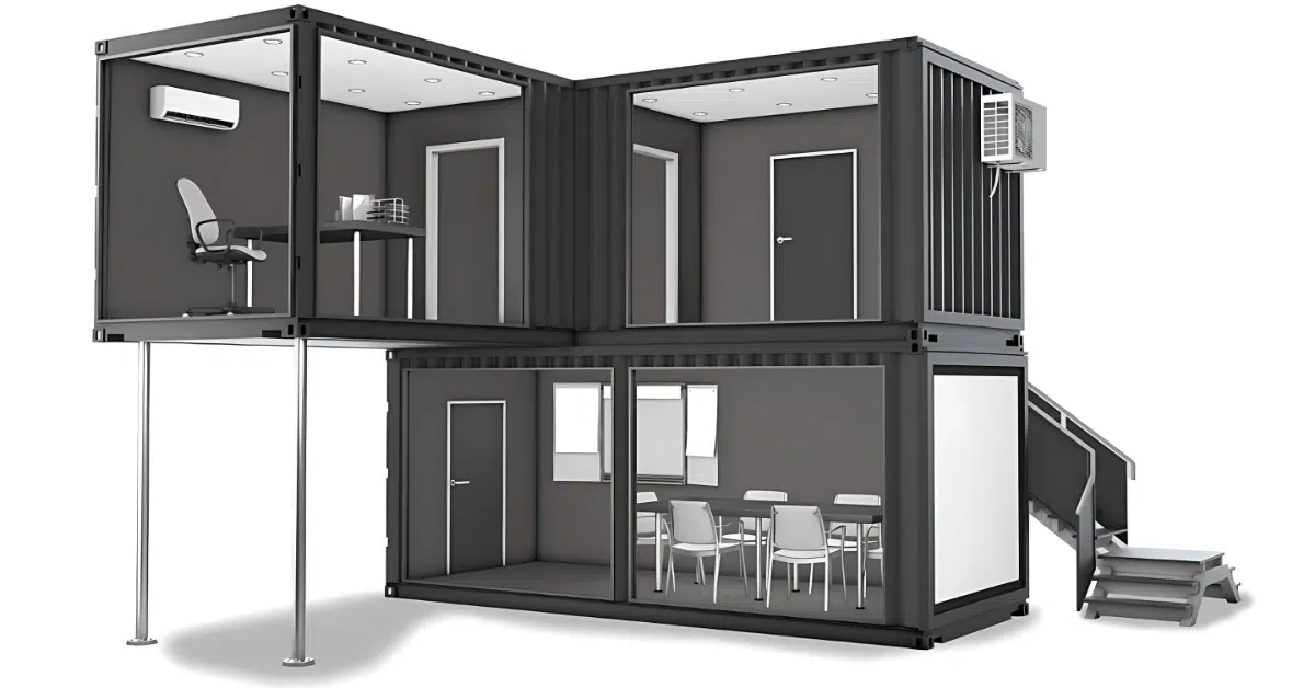 Nhà container văn phòng 20 feet | Giá Từ 68 Triệu Mẫu thiết kế Nhà container văn phòng 20 feet