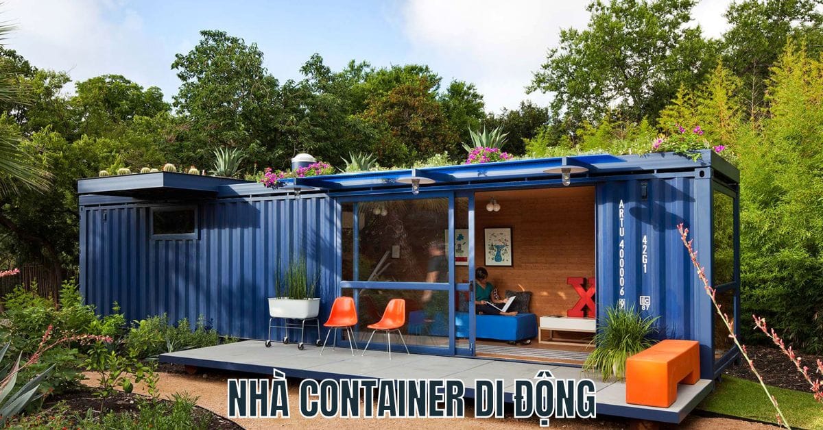 Nha container di dong duoc mien phep xay dung