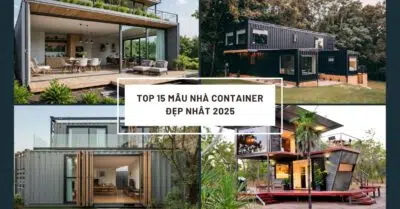 Top 15 Mẫu Nhà Container Đẹp Nhất 2025 - Thiết Kế Hiện Đại