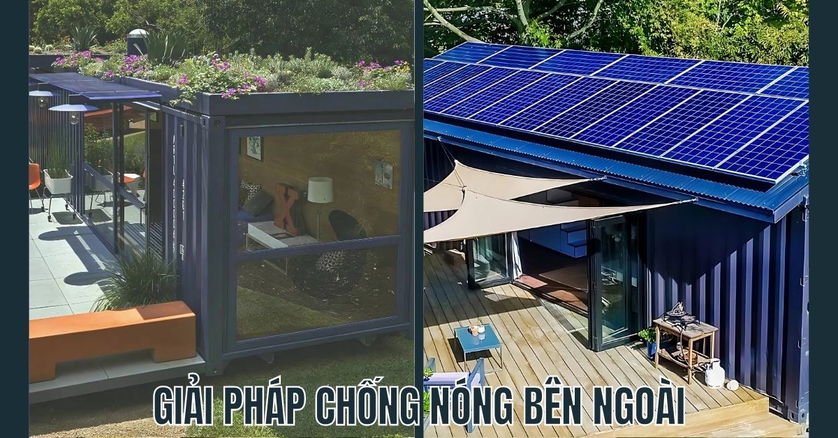 Giải Pháp Chống Nóng Cho Nhà Container Hiệu Quả Nhất 2025 Giải pháp chống nóng bên ngoài