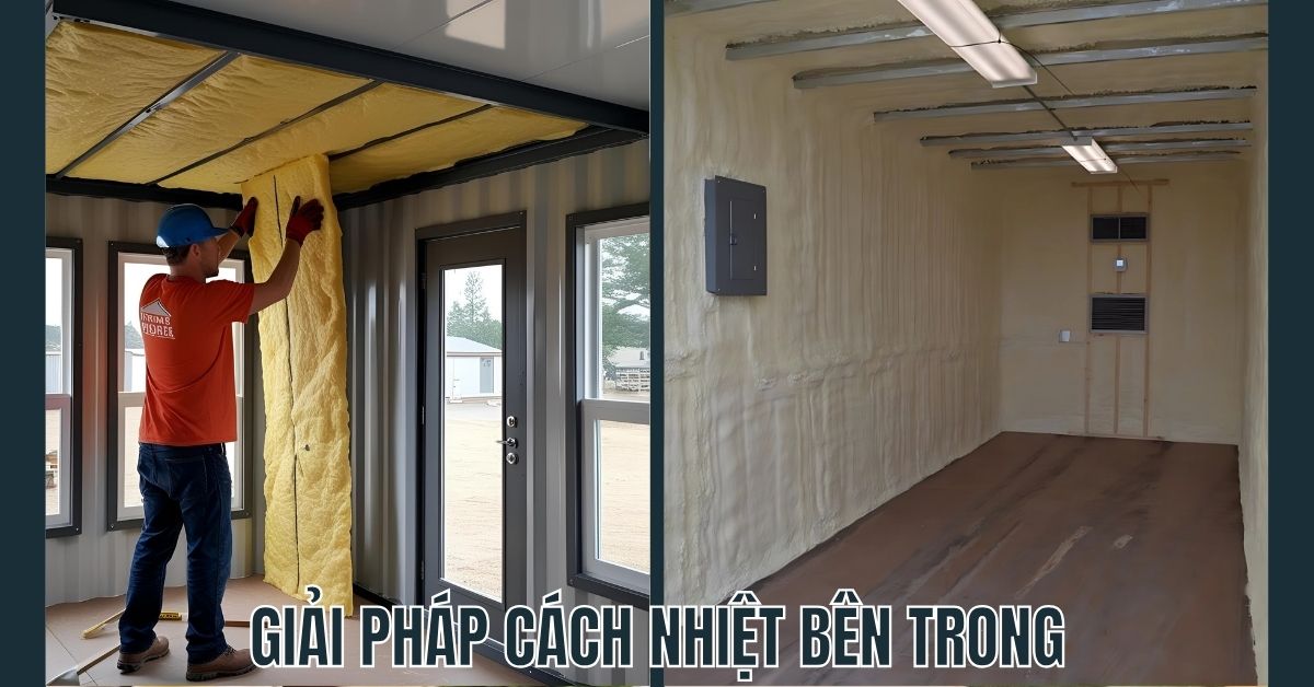 Giải Pháp Chống Nóng Cho Nhà Container Hiệu Quả Nhất 2025 Giải pháp cách nhiệt bên trong