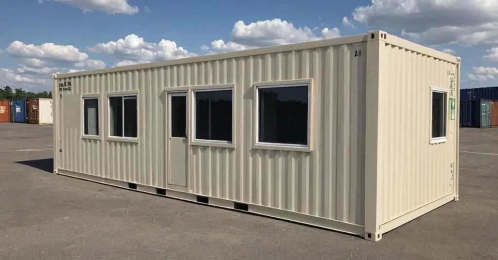 Nhà container văn phòng 40 feet | Giá Từ 129 Triệu container van phong 40 feet mau trang nga 2