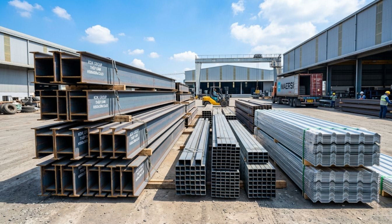 Thu Mua Nhà Xưởng Cũ Giá Cao, Uy Tín, Tháo Dỡ Nhanh Chóng Các hạng mục vật tư được hỗ trợ trong thu mua nhà xưởng cũ