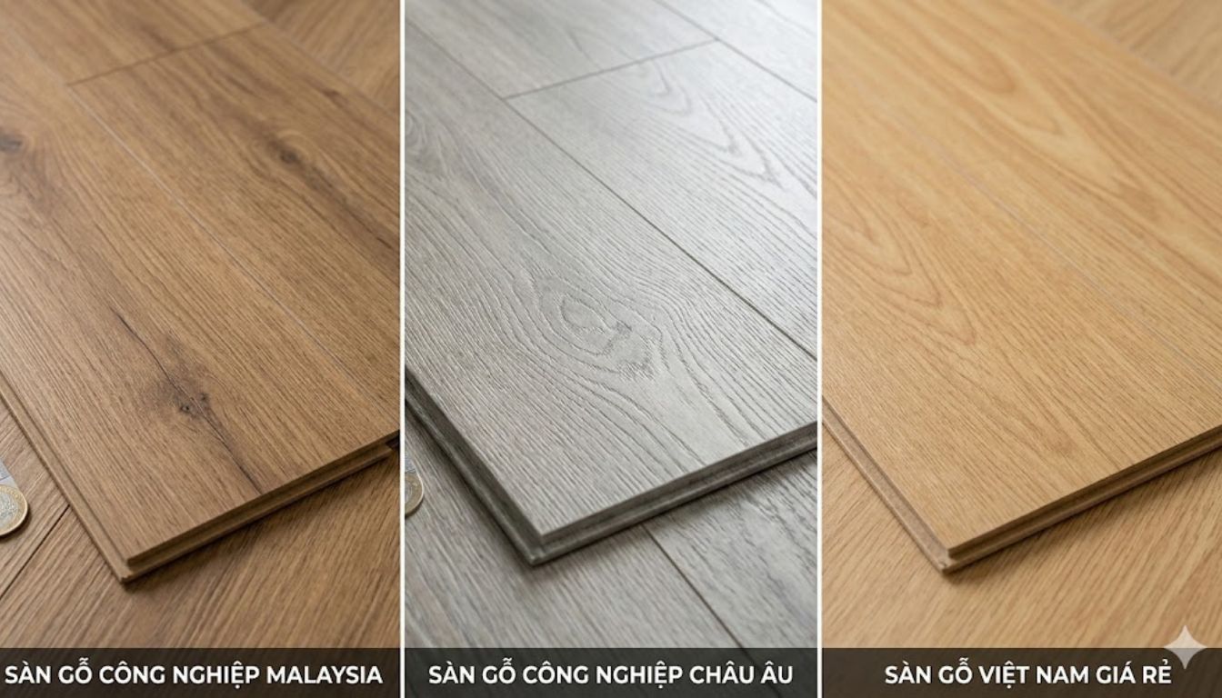 Các loại sàn gỗ công nghiệp TPHCM được ưa chuộng nhất thị trường