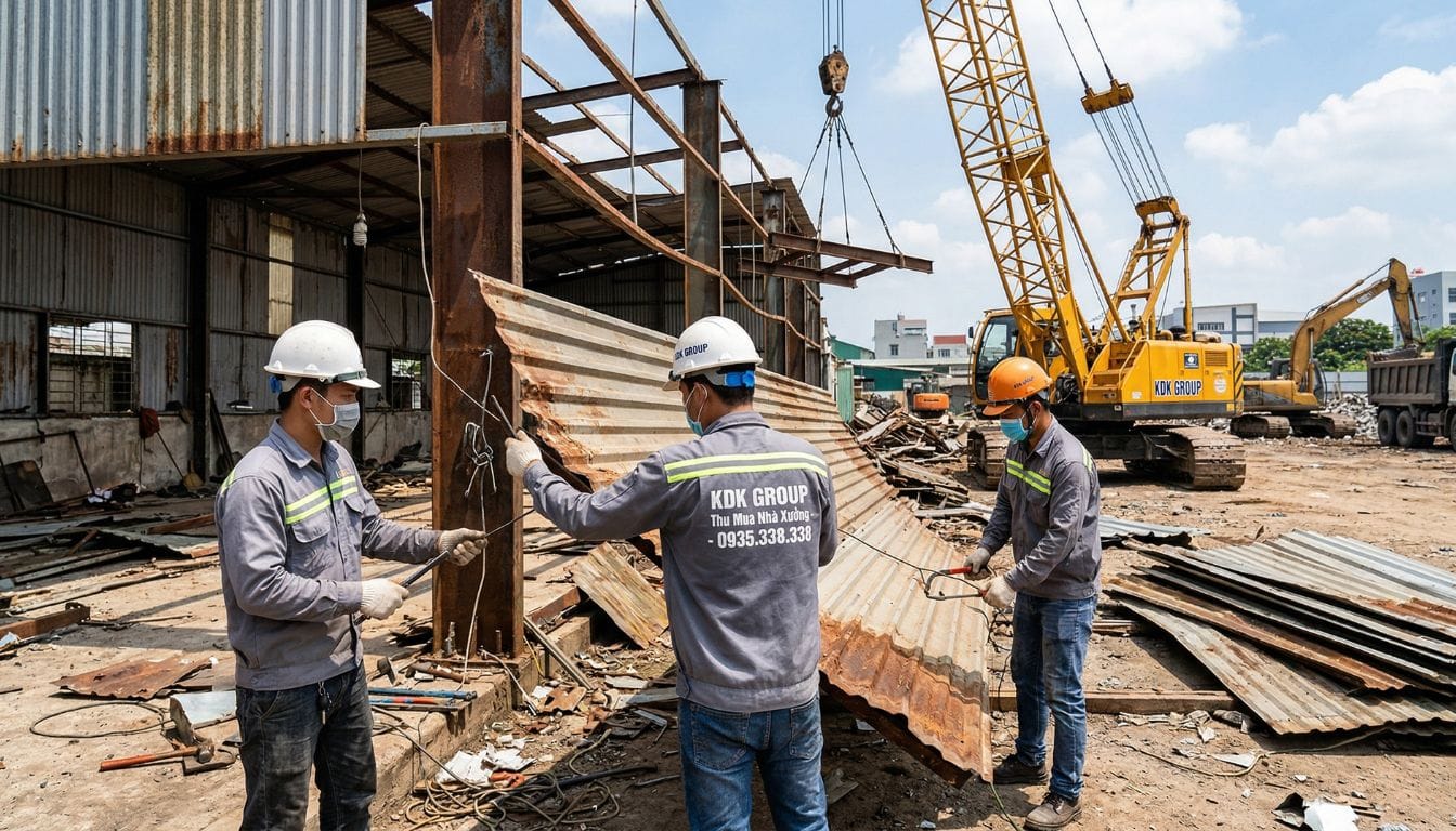 Thu Mua Nhà Xưởng Cũ Giá Cao, Uy Tín, Tháo Dỡ Nhanh Chóng Lợi ích khi sử dụng dịch vụ thu mua nhà xưởng cũ giá cao