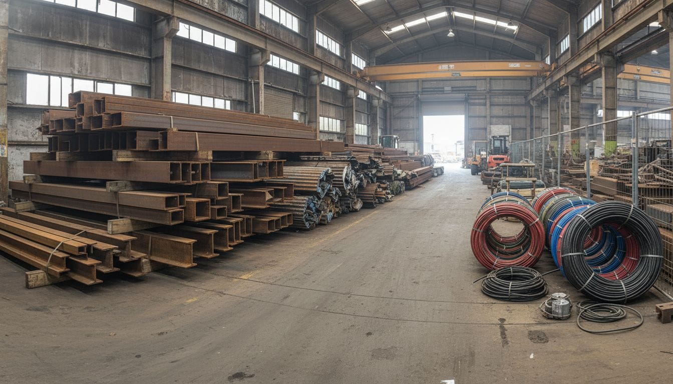 Các hạng mục vật tư thu hồi khi thực hiện mua xác nhà xưởng