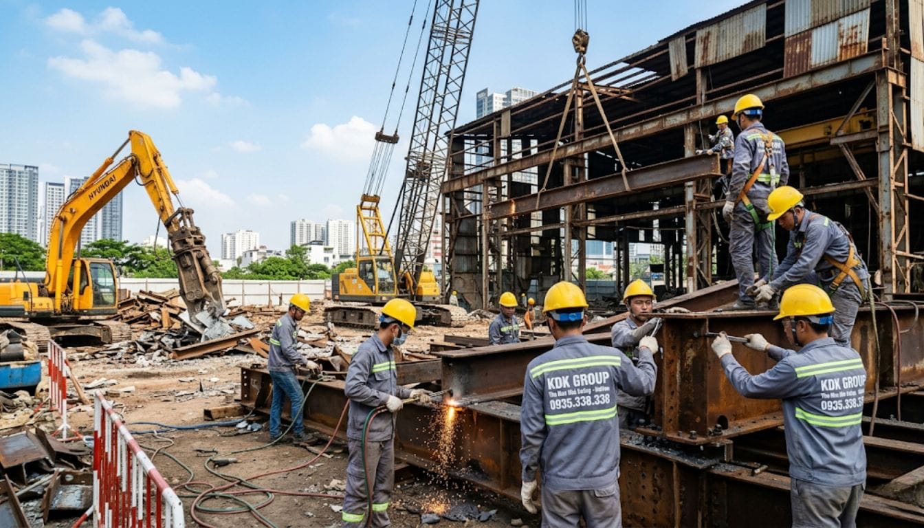 Dịch vụ mua xác nhà xưởng tại HCM giá cao và uy tín