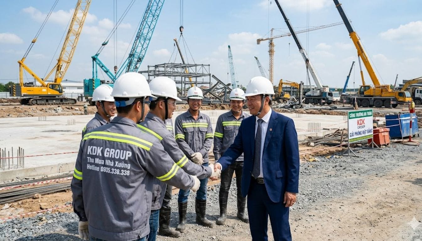 Quy trình mua xác nhà xưởng chuyên nghiệp, an toàn và nhanh gọn